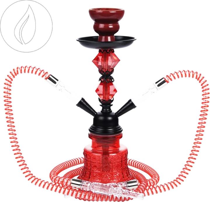 Moosmayr Shisha to Go sz 30cm 2 connecteurs PVC + valise en aluminium (30 cm)