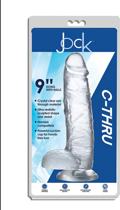 Image du produit Jock CThru Transparenter Dildo 27 cm