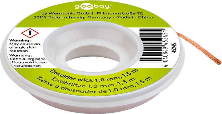 Goobay Entlötlitze (Entlötlitze)
