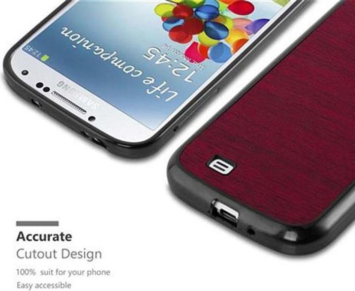 Produktbild Cadorabo TPU Wooden Cover (Samsung Galaxy S4)