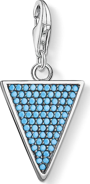 Immagine prodotto Thomas Sabo Ciondolo Charm Triangle Turquoise (Argento)