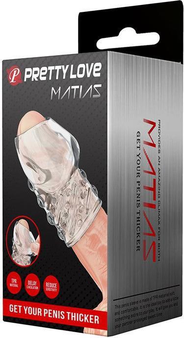 Image du produit Pretty Love Matias Pénis Plus épais Transparent