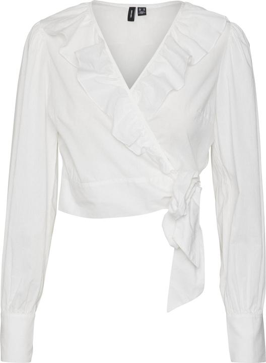 Vero Moda Vmnoajane Ls Cropped Wrap Top Top