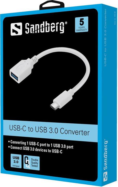Produktbild Sandberg USB Typ-C zu (0.10 m, USB 3.2 Gen 1)