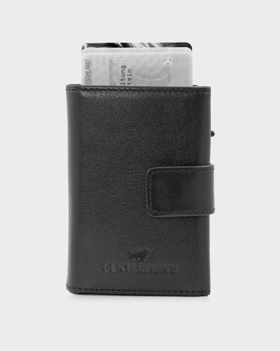 Actual product image Braun Büffel Slim Wallet x Gentlemens mit Druckknopf