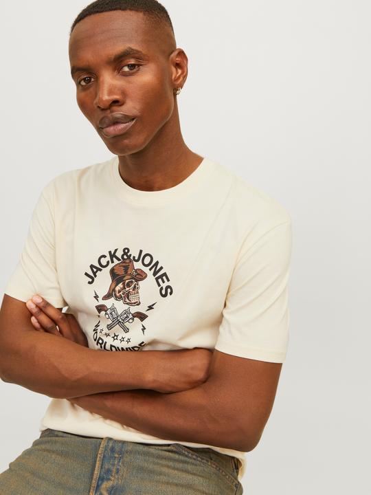 Image du produit Jack & Jones Jorseven Skull Tee Ss Crew Neck Sn (XS)