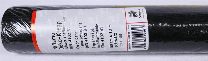 Actual product image Staufen Crepe paper black (1 x)