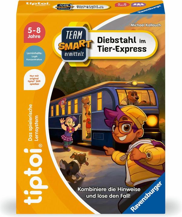 Produktbild Ravensburger tiptoi Spiel 00226 - Team SMART ermittelt – Diebstahl im Tier-Express, fantastisches (Deutsch)