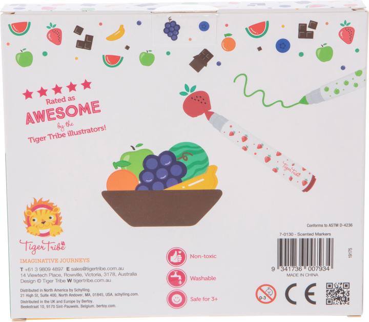 Image du produit Tiger Tribe Marqueurs parfumés (multicolore, 8 x)