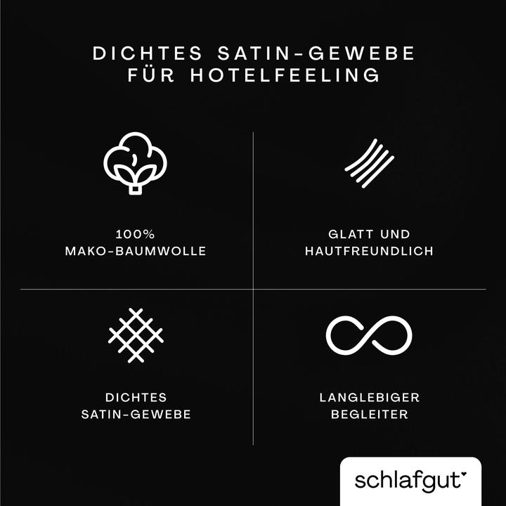 Produktbild schlafgut Woven Satin (Duvetbezug, 40 x 80 cm)