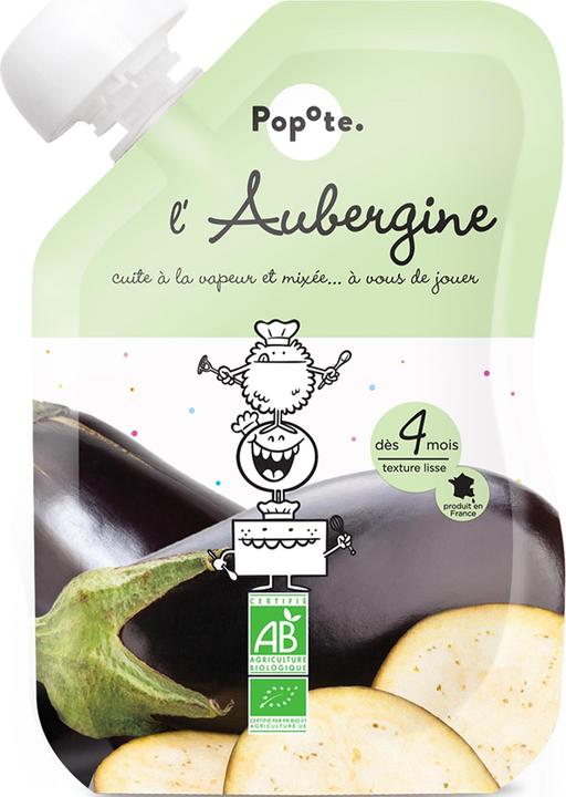 Popote Quetschie Aubergine BIO (120 g)