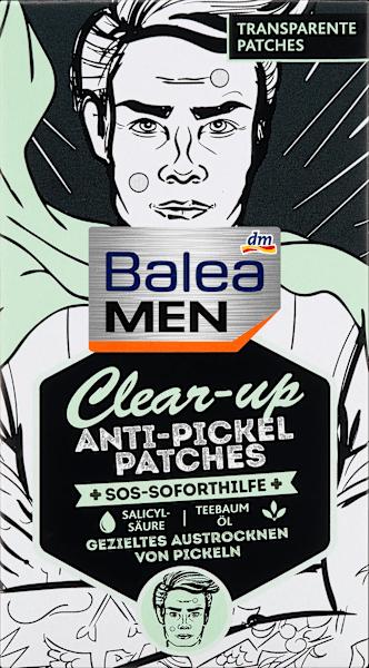 Actual product image dm Balea MEN Clear-up anti-pimple patches