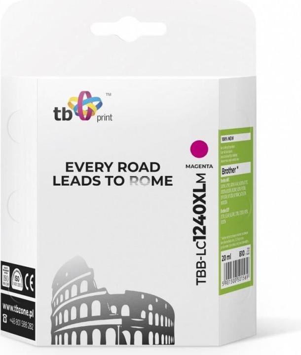 Actual product image Tusz do Brother LC1240XL TBB-LC1240XLM MA