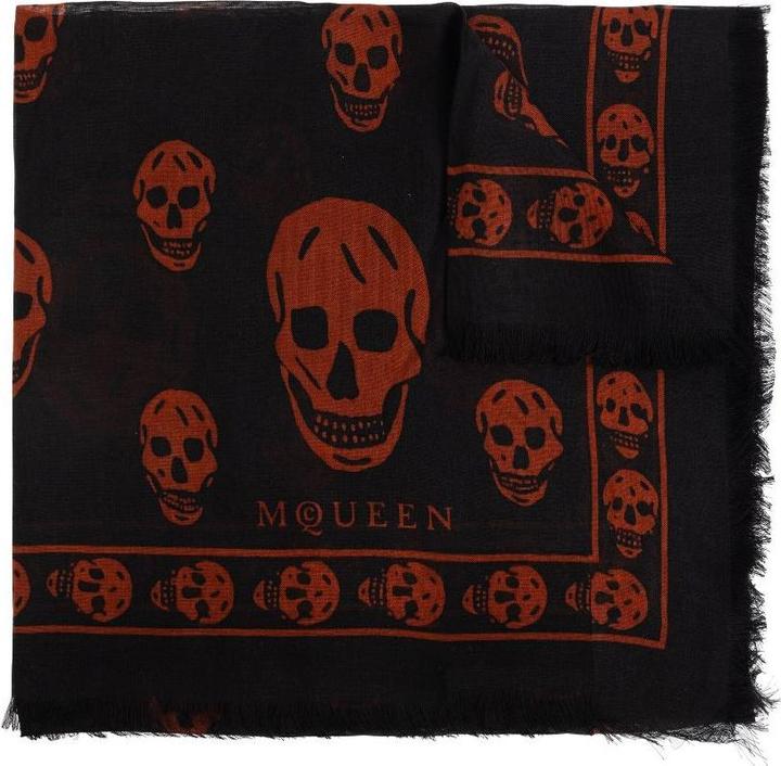 Alexander McQueen Scarfs Black