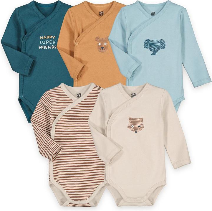 La Redoute Collections 5er-Pack Wickelbodys (74)