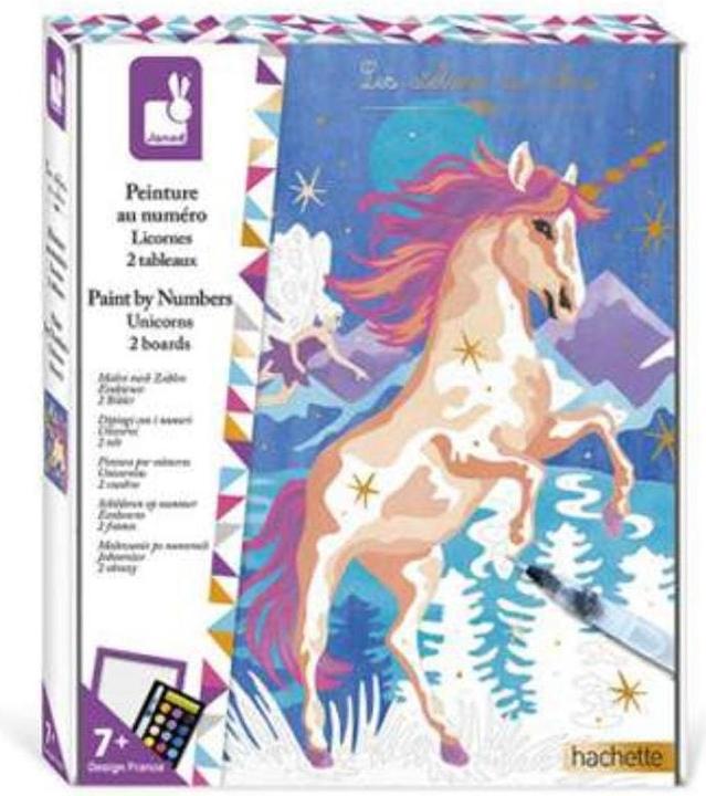 Image du produit Janod Peinture au numero licorne