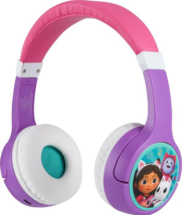 Actual product image Watchitude Ekids - Gabby's Dollhouse Wireless Bluetooth Headphones