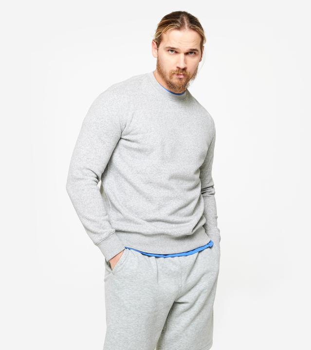 Domyos Sweatshirt Herren warm Baumwollgewebe - grau (M)