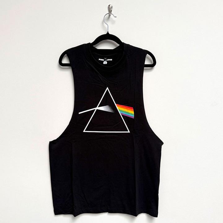 Actual product image Pink Floyd Dark Side of the Moon Album (Black) Vest (XL)