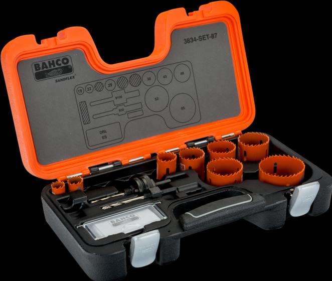 Productafbeelding Bahco Gatenzaagset 3834-SET-87 (19 mm)