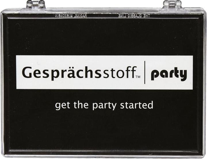 Produktbild Gesprächsstoff: Party (Deutsch)