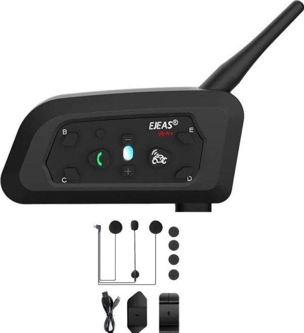 Actual product image Ejeas Motorbike Intercom V6PRO+ (Set of 1)