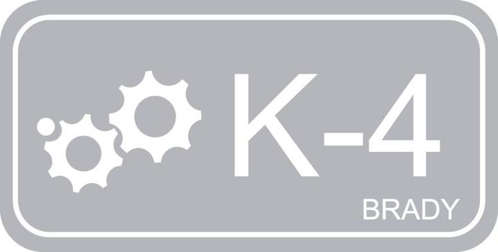 Immagine prodotto Brady B-7527, Etichetta in polipropilene, Etichetta fonte di energia - Cinetica, 75 x 38 mm, grigio su