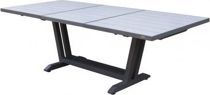 Image du produit Les Jardins Table extensible grise AMAKA 8-10 places 170-230cm céramique grise TA02020 (90 cm)