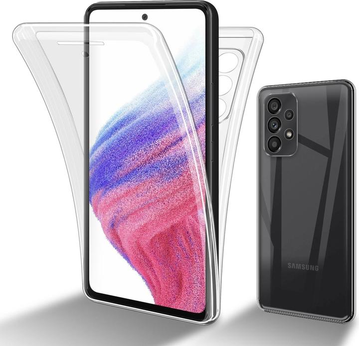 Cadorabo TPU 360 Grad Case Hülle für Samsung Galaxy A53 5G (Samsung Galaxy A53 5G)