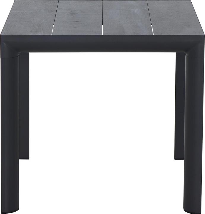 Actual product image Siena Garden Silva Dining Tisch 80x80cm matt anthrazit / wood-grey (80 cm)