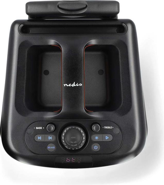Actual product image Nedis Bluetooth® party speaker | max. battery life: 5 hours | 240 W | carrying handle | party light (5 h)