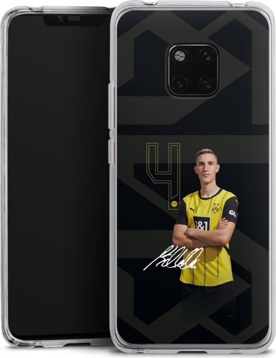 Produktbild DeinDesign Silikon Hülle für Huawei Mate 20 Pro Handyhülle Case Smartphone Schutzhülle Borussia Dortmund (Huawei Mate 20 Pro)