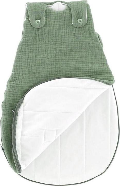 Produktbild Träumeland Schlafsack LIEBMICH Musselin salbei grün (56 cm, 2.5 TOG, Ganzjahr)
