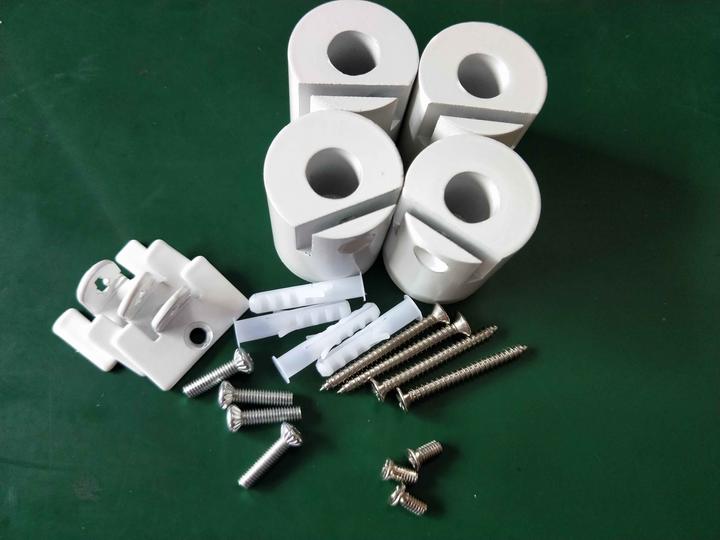 Actual product image Synergy 21 LED Light Panel add mounting kit cylinder for PRO V3 Panel white