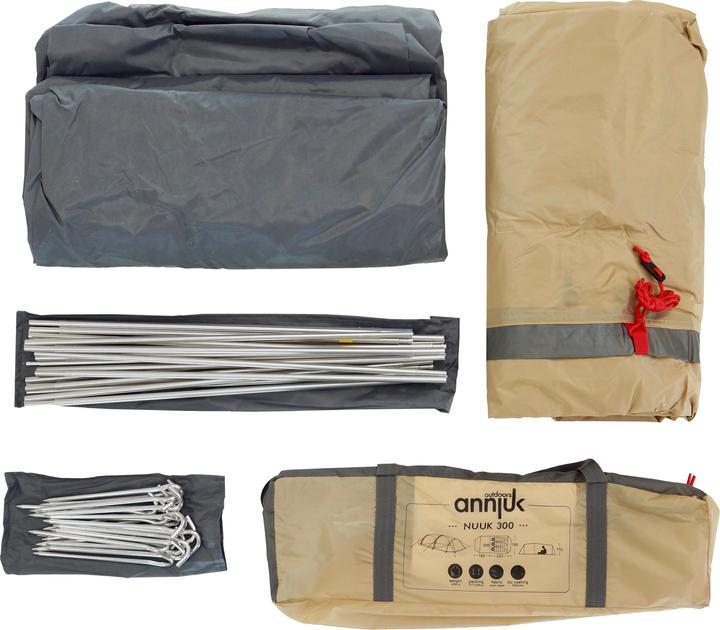 Image du produit Annjuk Nuuk 300 (Tente tunnel, 3.25 kg, 3 personnes)