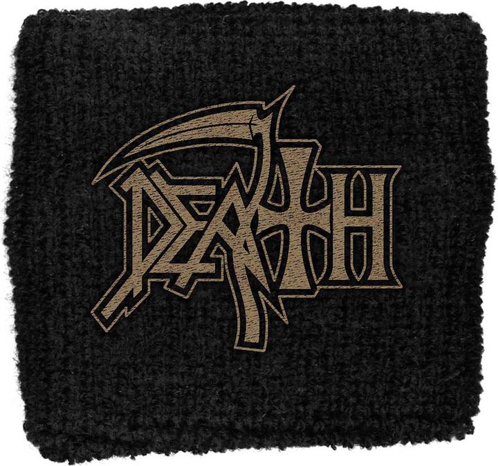 Death Stoff Armband Logo (80% Baumwolle, 20% Elastan)