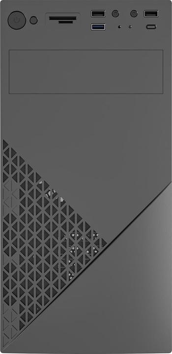 Actual product image Gembird Fornax K170 mATX computer case 2x USB 20 + 1x USB 30 + 1x USB type-C black (Mini-ATX)