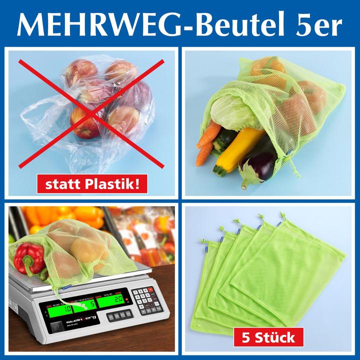 Image du produit Sellmer Sachets pour fruits et légumes, paquet de 5