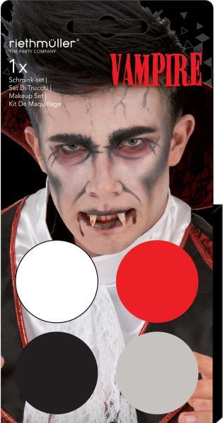 Actual product image Riethmüller Aqua set Dracula/Vampire (4 x face paint 3.5 g /