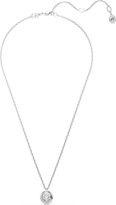 Produktbild Swarovski Dextera Halskette Rundschliff Weiss Rhodiniert