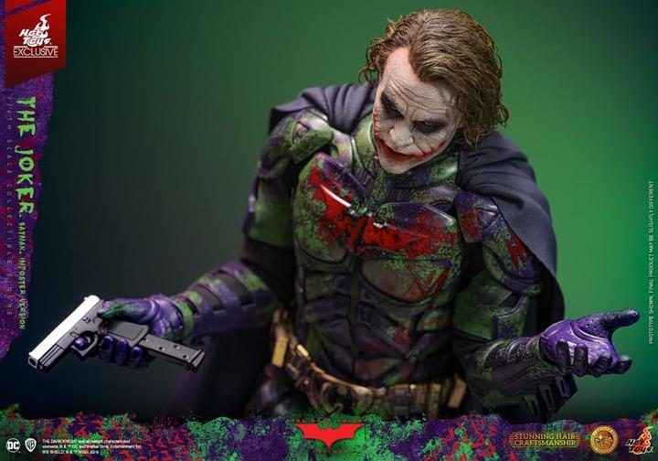 Actual product image Hot Toys The Dark Knight "The Joker - Batman Imposter Version" Exclusive Artisan Edition 1/6 Action Figure