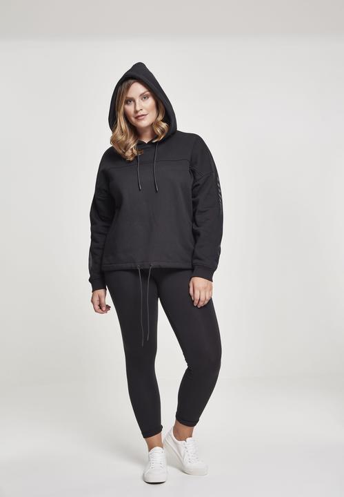 Immagine prodotto Urban Classics Felpa con cappuccio oversize Tech Mesh Inset da donna (XL)