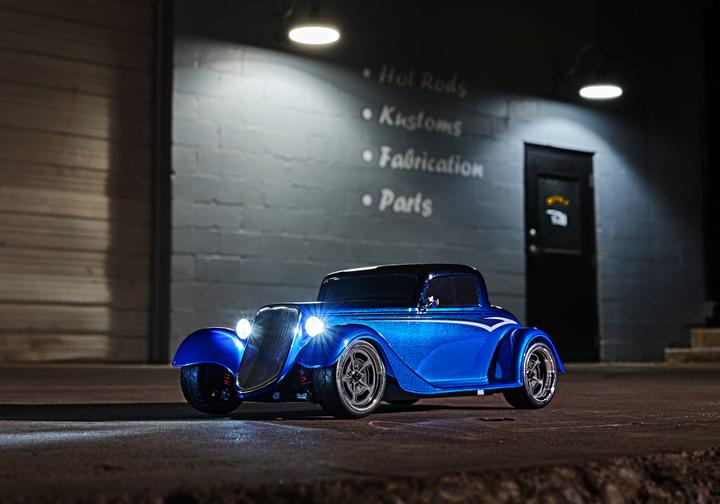Produktbild Traxxas Factory Five Hot Rod 33 Coupe 1/9 4Tec 3.0 Tourenwagen Elektro Brushed RTR Blau (RTR Ready-to-Run)