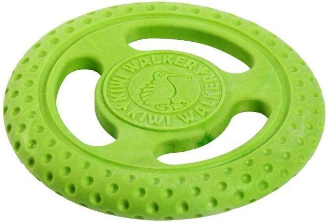 Actual product image Kiwi Walker Dog Disc Frisbee Green, M, Ø 22 cm (Litter toy dog)