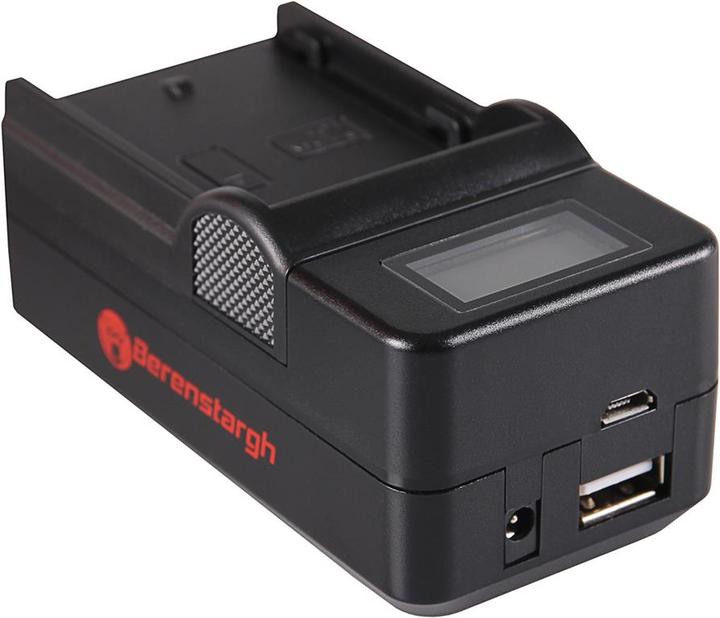 Actual product image Berenstargh Synchronous Charger with USB (Camera battery charger)