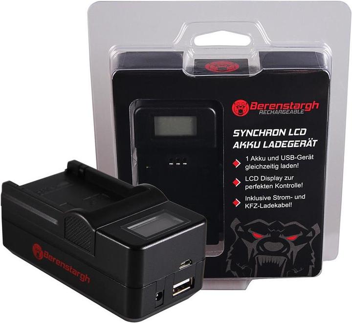 Actual product image Berenstargh Synchronous Charger with USB (Camera battery charger)