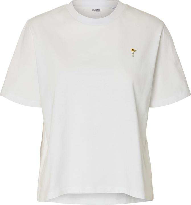 Selected Femme Besticktes T-Shirt mit Rundhalsausschnitt (XL)