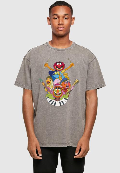 Immagine prodotto Absolute Cult Muppets - Dr. Teeth and The Electric Mayhem - Maglietta oversize lavata con acido - 117321 (M)