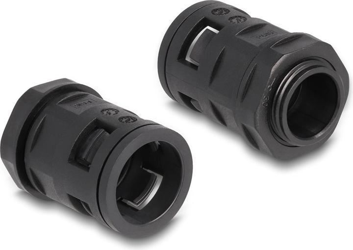 Actual product image Delock Cable conduit 2 m x 21.2 mm Black (Cable conduit, 200 cm)