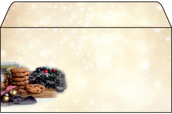 Actual product image Sigel Christmas envelope 11x22cm DU304 90g,Winter Smell 25 pieces (11 x 22 cm, 25 x)